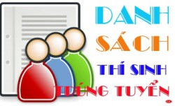 DANH SÁCH THÍ SINH TRÚNG TUYỂN ĐỢT 4 (XÉT TUYỂN NGÀY 15/8/2018)