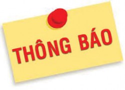 THÔNG BÁO VỀ VIỆC MUA SẮM TÀI SẢN PHỤC VỤ GIẢNG DẠY NĂM 2019